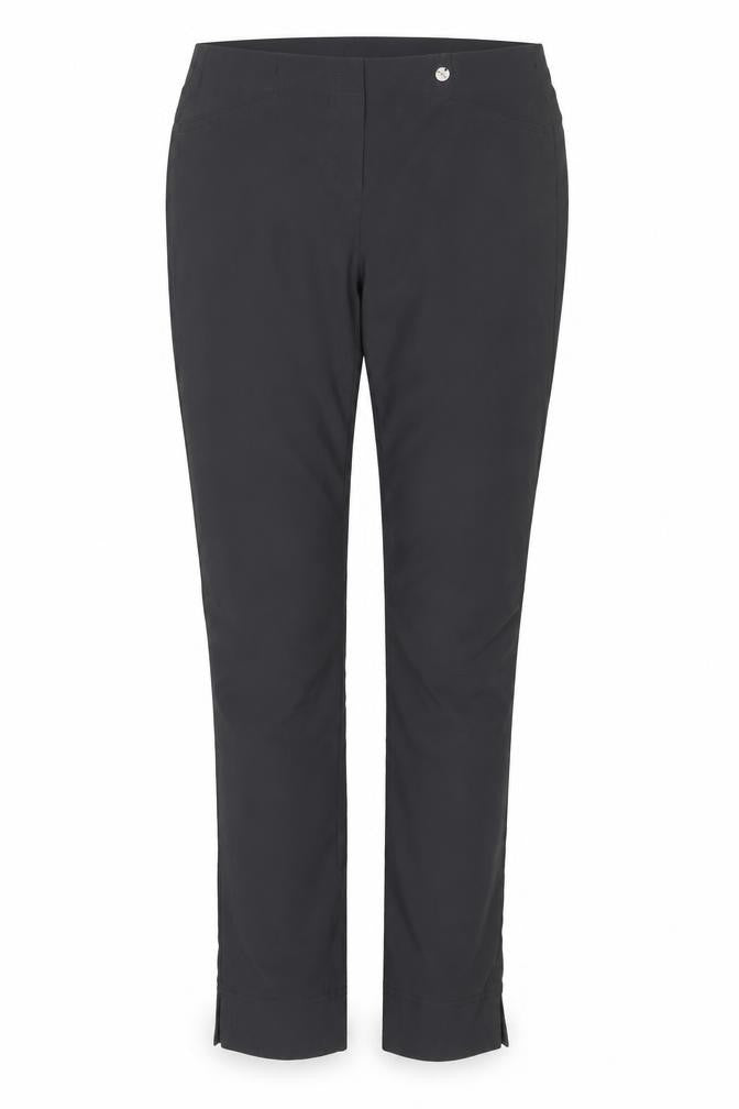 Robell Women’s Grey UK 10 Rose Slim Stretch Trousers