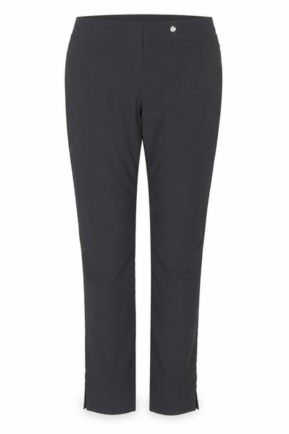 Robell Women’s Grey UK 10 Rose Slim Stretch Trousers