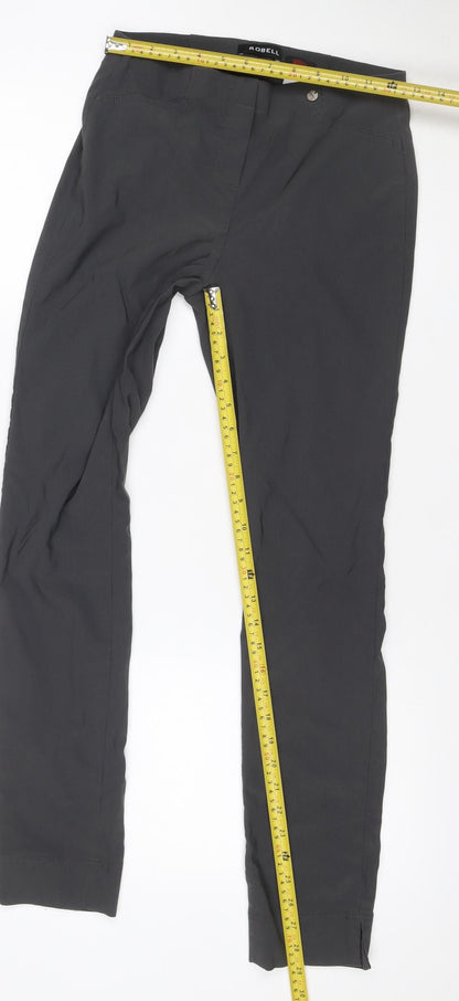 Robell Women’s Grey UK 10 Rose Slim Stretch Trousers