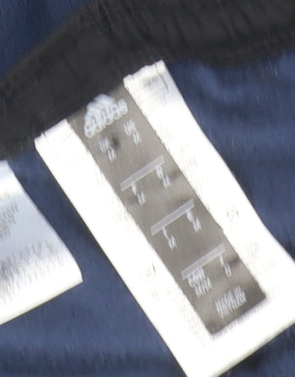 adidas Arsenal Teens Blue Black 10-12 Fleece Track Pants Joggers