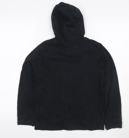 Nike Unisex Kids Black M 137-147cm Full Zip Logo Fleece Hoodie