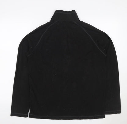 Regatta Men’s Black L 1/4 Zip Fleece Sweatshirt Outdoor