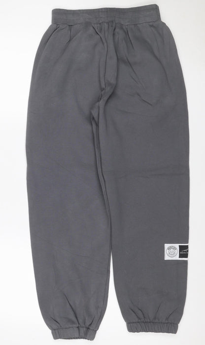 Mercier Men’s Grey S Jogger Sweatpants Cotton Blend Zip Pockets