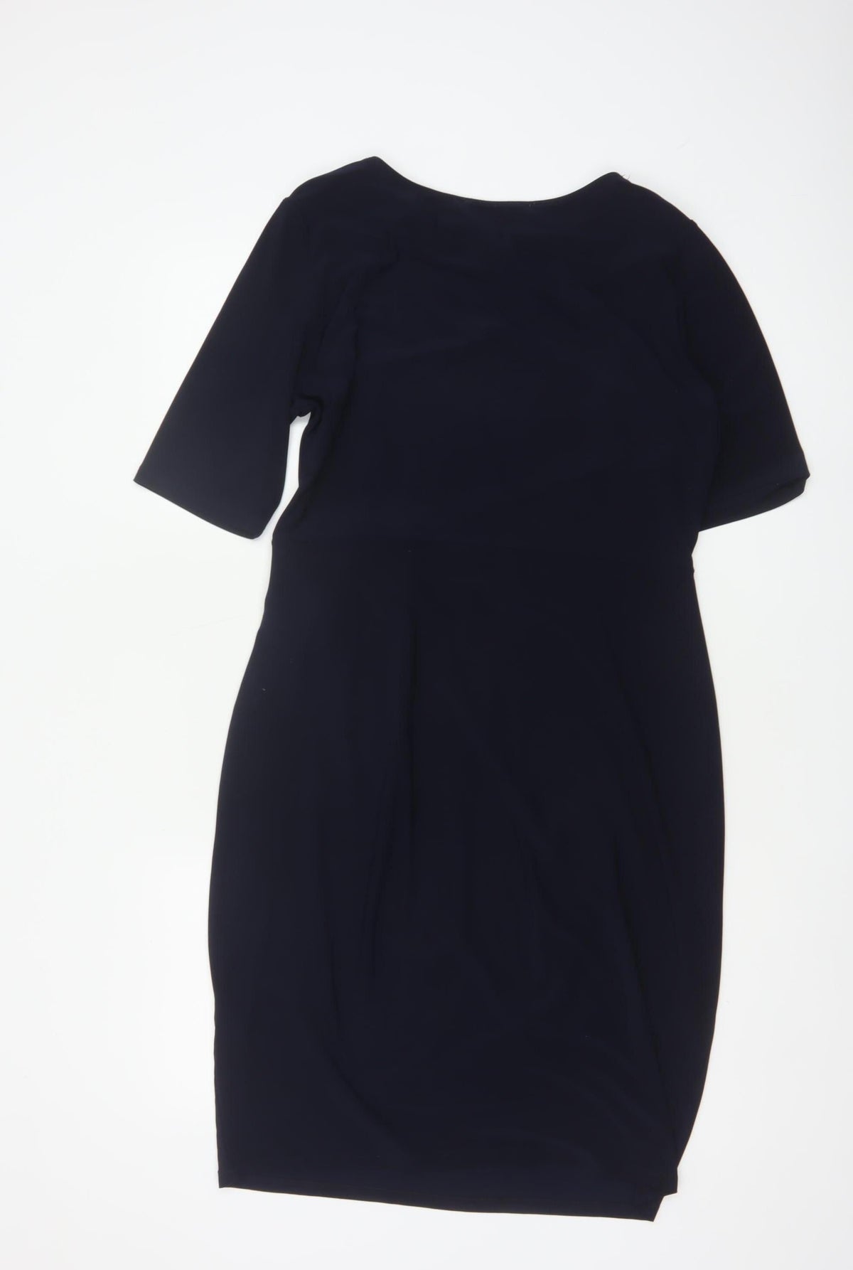 The Collection Debenhams Women Blue UK 14 Knee Length Sheath Belted Dress
