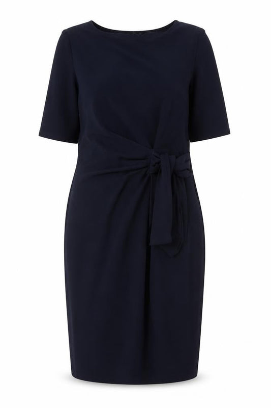 The Collection Debenhams Women Blue UK 14 Knee Length Sheath Belted Dress