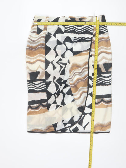 Steilmann Women’s Multicoloured UK 16 Geometric Pencil Skirt