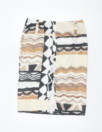 Steilmann Women’s Multicoloured UK 16 Geometric Pencil Skirt
