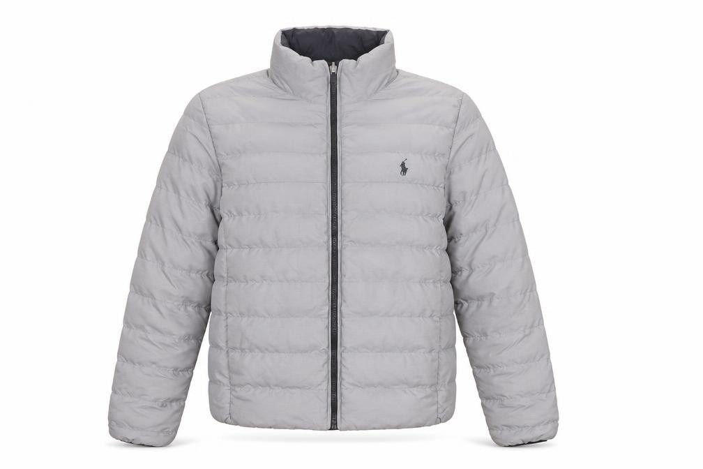 Polo Ralph Lauren Girls Grey Puffer Jacket 14-15 Years Quilted Zip