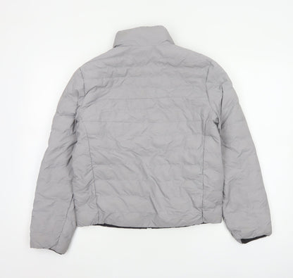 Polo Ralph Lauren Girls Grey Puffer Jacket 14-15 Years Quilted Zip