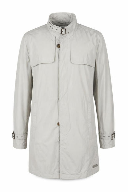 Fullcircle Women Ivory XL Hooded Nylon Rain Coat Jacket