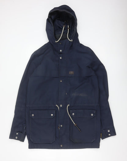 Jack Wolfskin Men's Blue UK 34 S Hooded Texapore Parka Outdoor Jacket