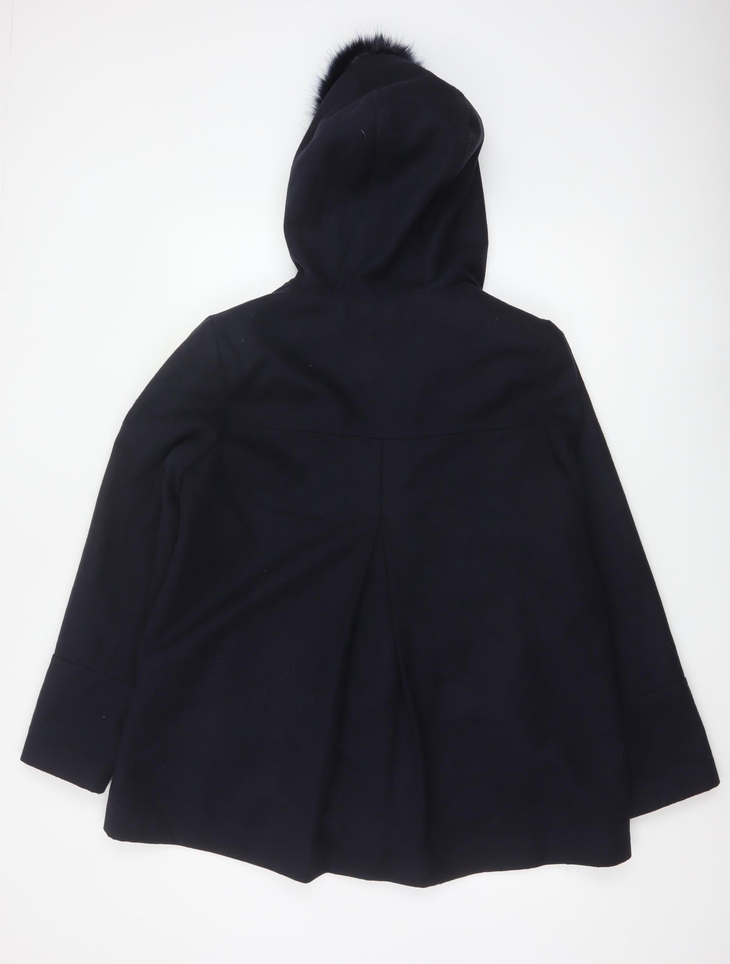 The Collection Debenhams Women’s Navy Blue Size 14 Faux Fur Parka Coat