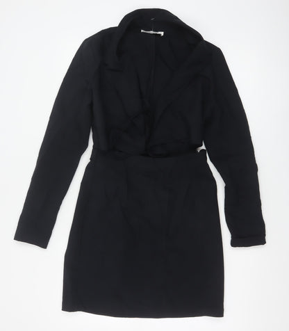 Abercrombie & Fitch Women’s Black S Tall Jacket Dress Long Sleeve