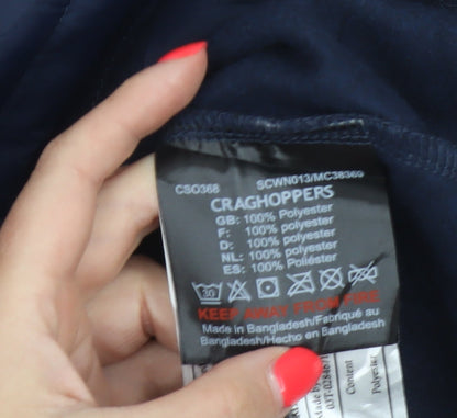Craghoppers Women’s Blue UK 16 Quilted Puffer Fleece Jacket
