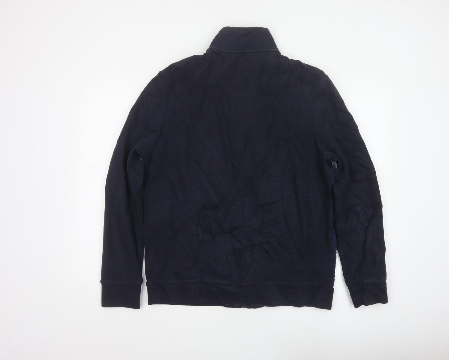 Jasper Conran Men’s Blue L Quilted Puffer Jacket Full Zip