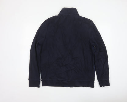 Jasper Conran Men’s Blue L Quilted Puffer Jacket Full Zip
