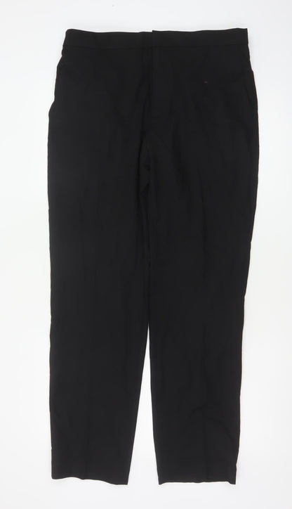 Autograph Men’s Black 36in Regular Straight Dress Trousers