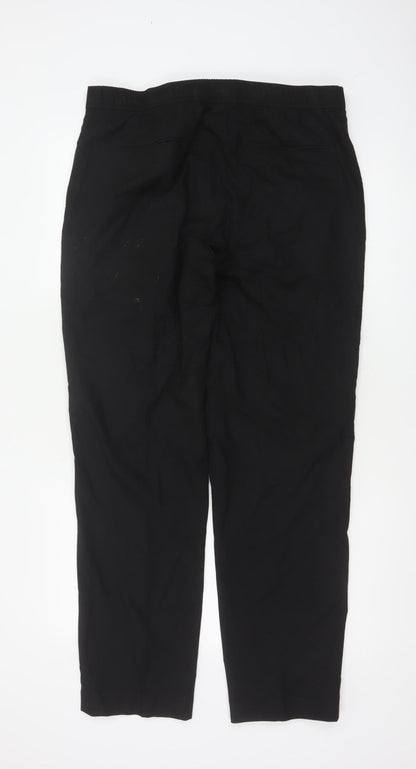 Autograph Men’s Black 36in Regular Straight Dress Trousers