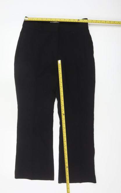 H&M Women’s Black UK 12 Bootcut Stretch Dress Trousers