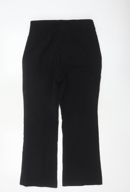 H&M Women’s Black UK 12 Bootcut Stretch Dress Trousers
