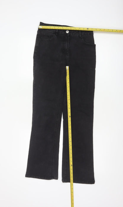 Papaya Women’s Black Bootcut Stretch Jeans Size 8 L29
