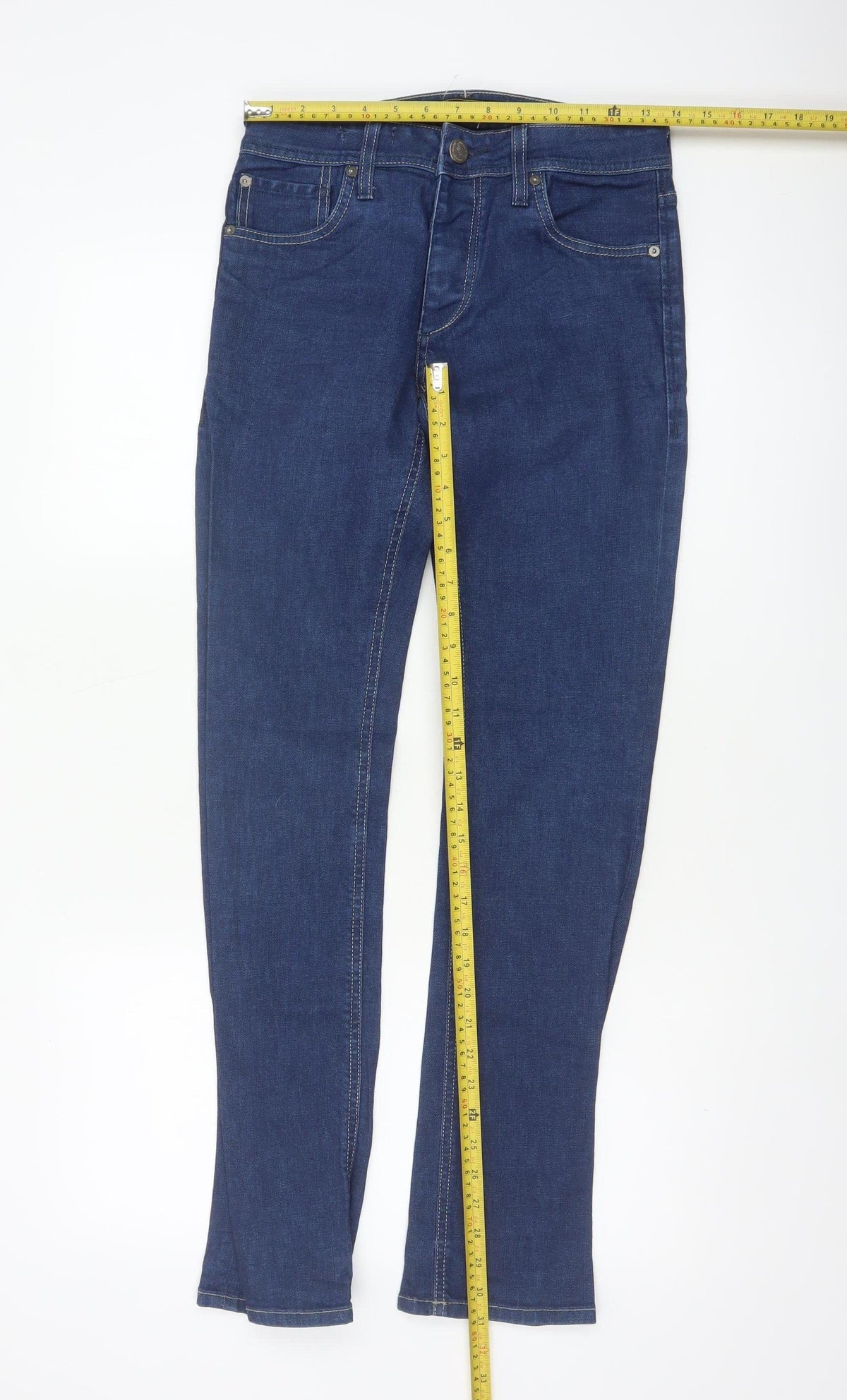 Jack & Jones Men’s Blue 28/32 Clark Classic Straight Jeans