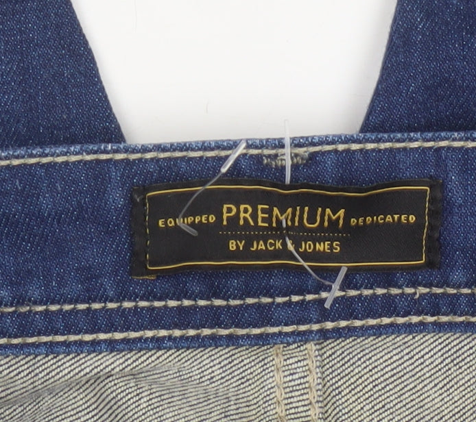 Jack & Jones Men’s Blue 28/32 Clark Classic Straight Jeans
