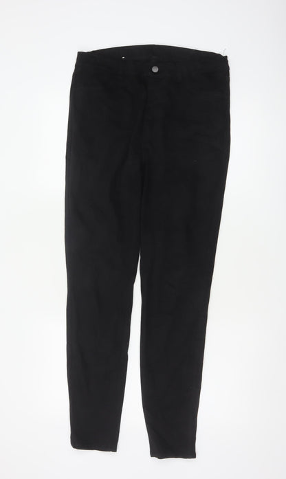 Uniqlo Women’s Black L Skinny Stretch Trousers 30-31in Waist