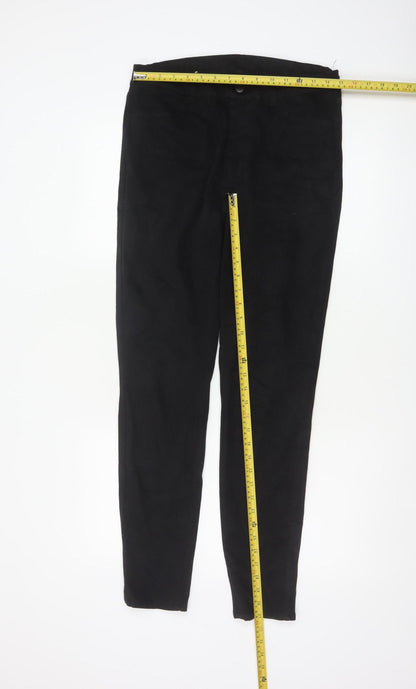 Uniqlo Women’s Black L Skinny Stretch Trousers 30-31in Waist