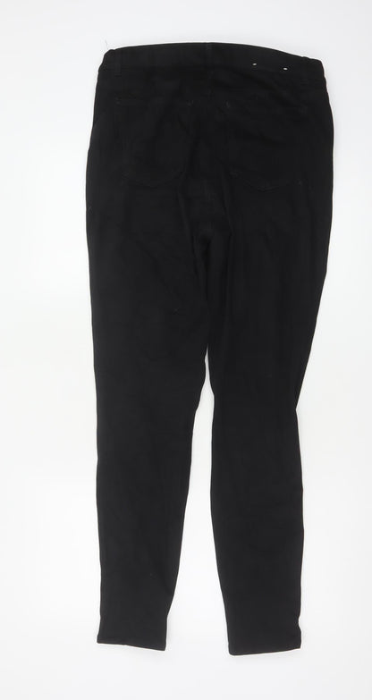 Uniqlo Women’s Black L Skinny Stretch Trousers 30-31in Waist