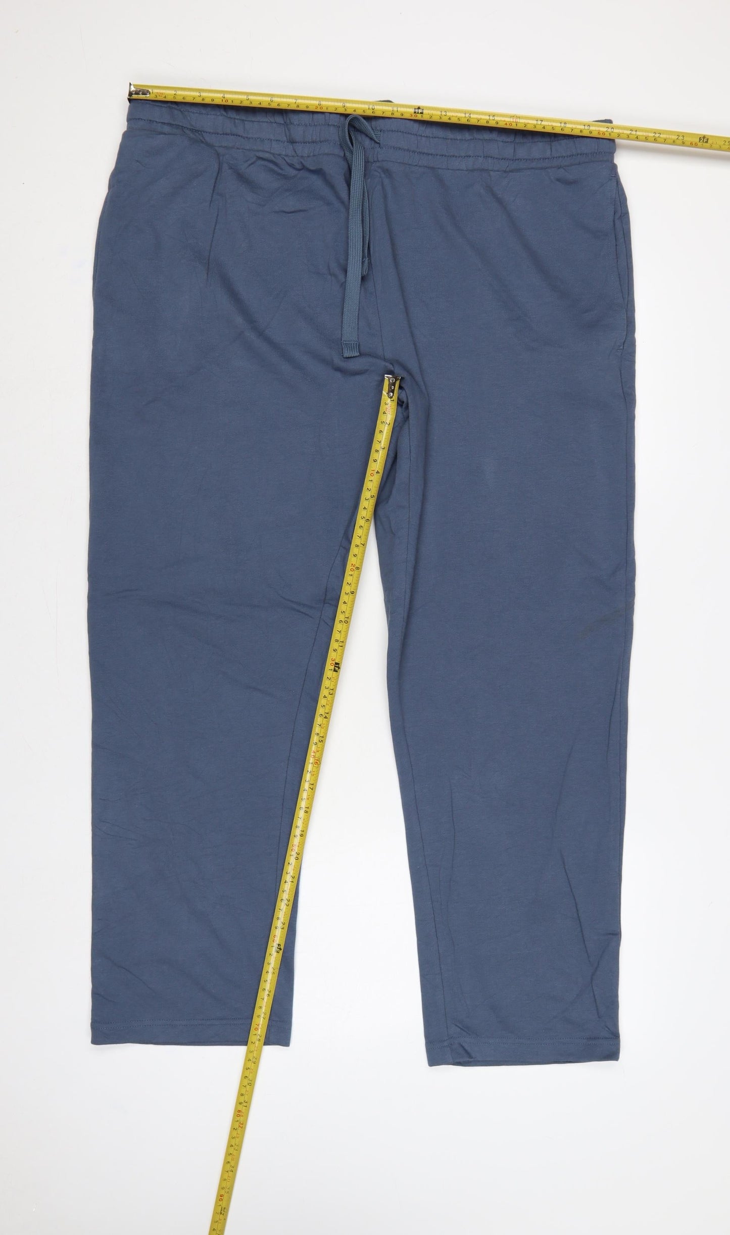 Marks & Spencer Men's Blue 3XL Short Regular Fit Jogger Trousers