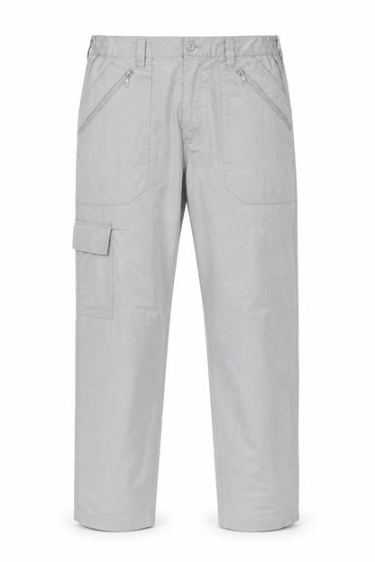 Cotton Traders Men’s Grey Cargo Trousers Size 34 Regular Straight Leg