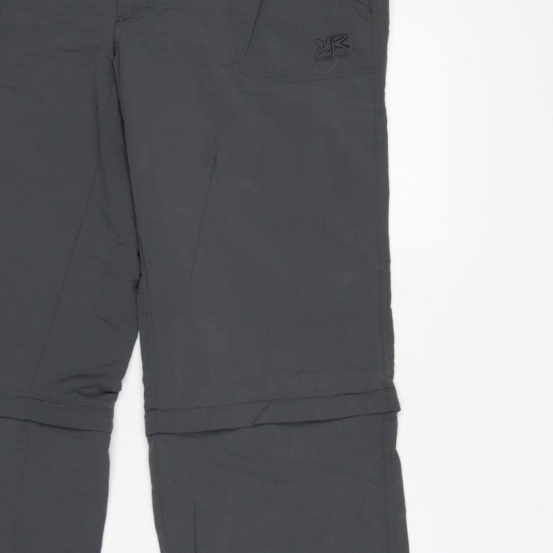 Karrimor Women Black UK 14 Convertible Cargo Trousers Outdoor Pockets