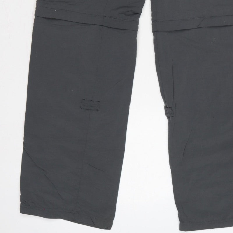 Karrimor Women Black UK 14 Convertible Cargo Trousers Outdoor Pockets