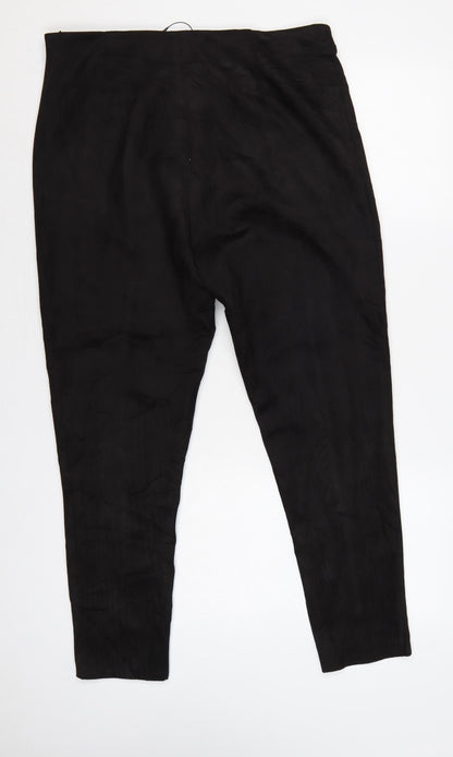 Primark Cares Women's Black Size 16 Slim Stretch Trousers