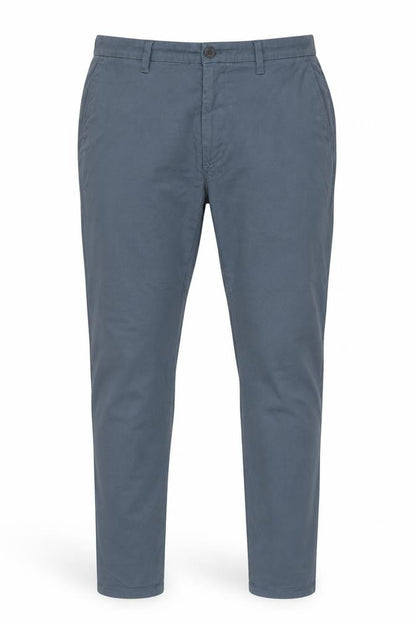 Marks & Spencer Men Grey 38/29 Skinny Fit Cotton Stretch Chino Trousers