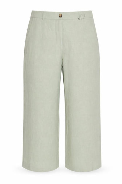 Marks & Spencer Collection Women’s Green Size 20 Wide-Leg Dress Trousers