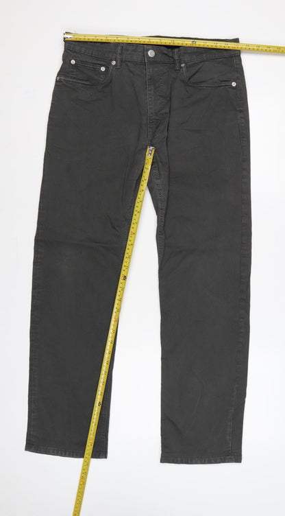 Marks & Spencer Men’s Black 34/31 Straight Stretch Jeans