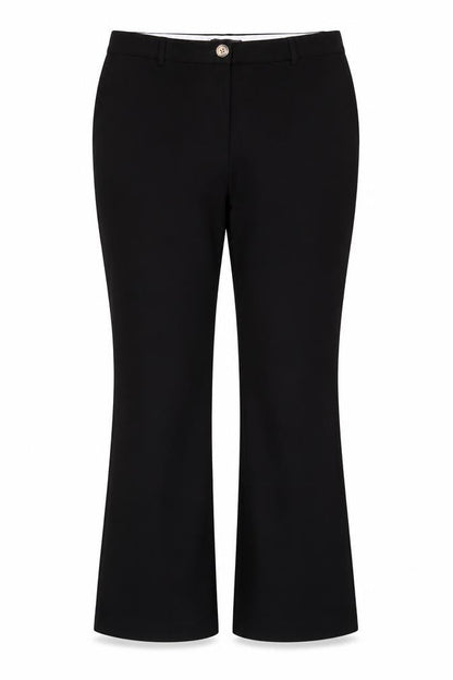 M&S Women’s Black UK 18 Regular Flared Tailored Work Trousers