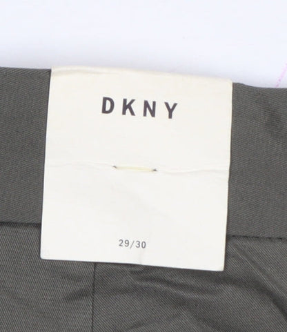 DKNY Men’s Green 29/30 Stretch Chino Straight Trousers