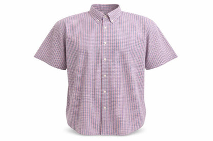 Marks & Spencer Men Multicoloured XL Classic Check Short Sleeve Shirt