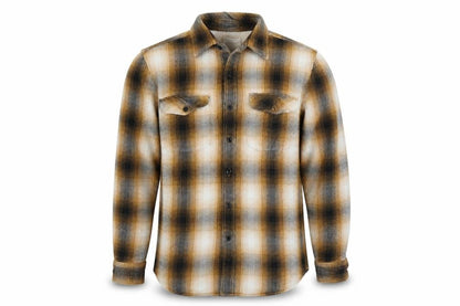 American Eagle Men’s L Brown Plaid Classic Fit Flannel Button-Up Shirt