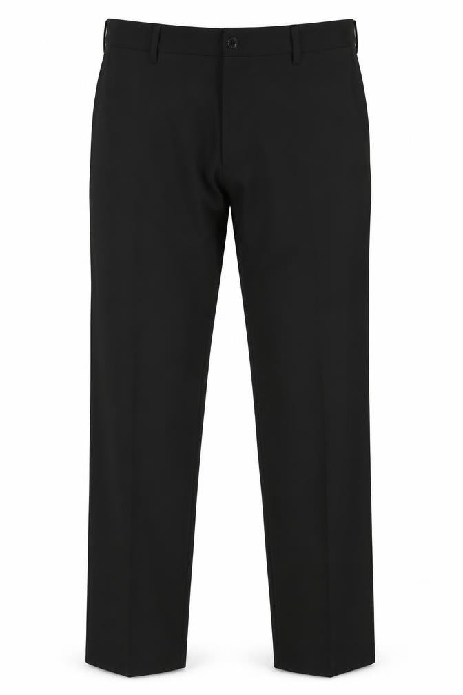 Marks & Spencer Men Black 36 Regular Fit Dress Trousers 31 Leg