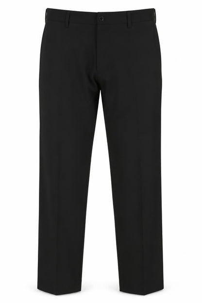 Marks & Spencer Men Black 36 Regular Fit Dress Trousers 31 Leg