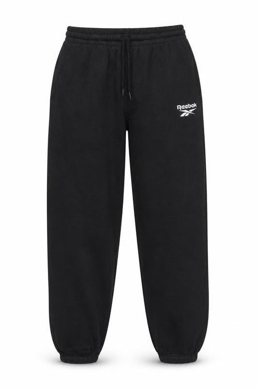 Reebok Women’s Black XS Logo Cuffed Jogger Sweatpants