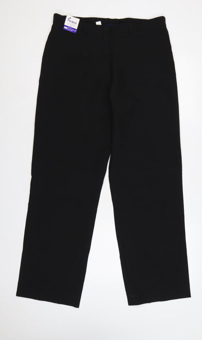 Premier Women’s Black Size 16R Straight Leg Workwear Trousers PR530