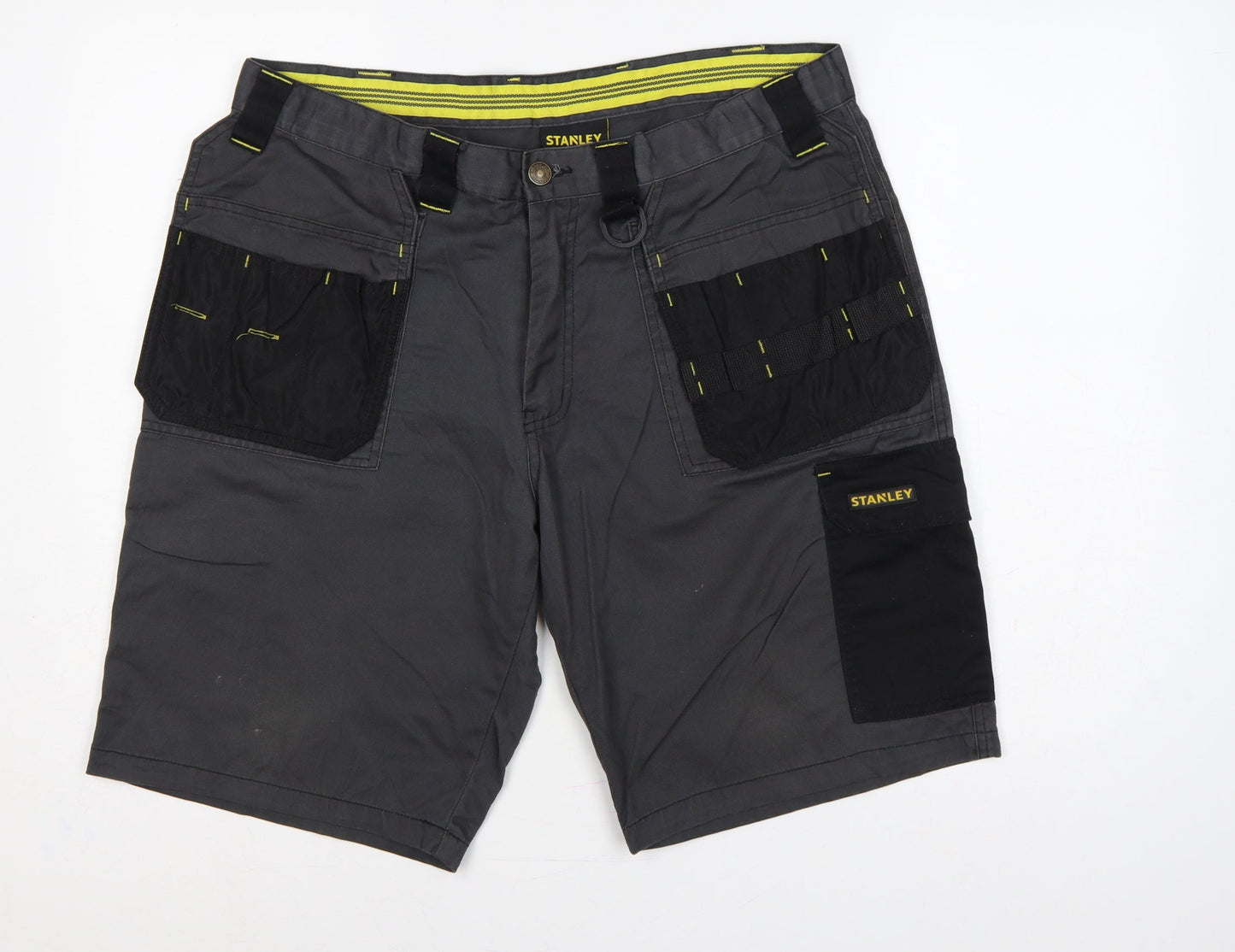 Stanley Men’s Grey 36 Cargo Workwear Shorts Multi Pocket