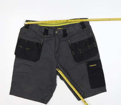 Stanley Men’s Grey 36 Cargo Workwear Shorts Multi Pocket