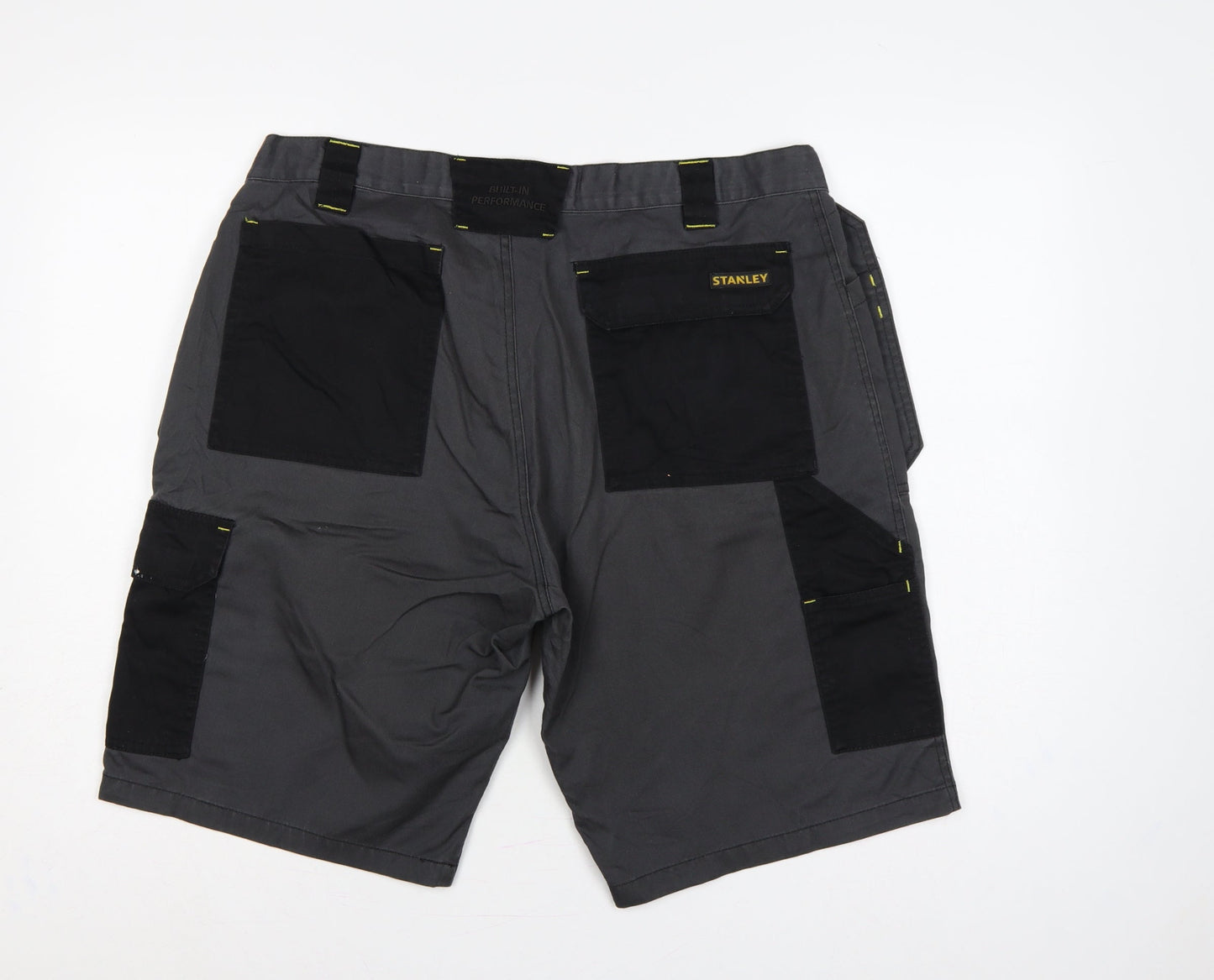 Stanley Men’s Grey 36 Cargo Workwear Shorts Multi Pocket