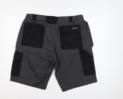 Stanley Men’s Grey 36 Cargo Workwear Shorts Multi Pocket